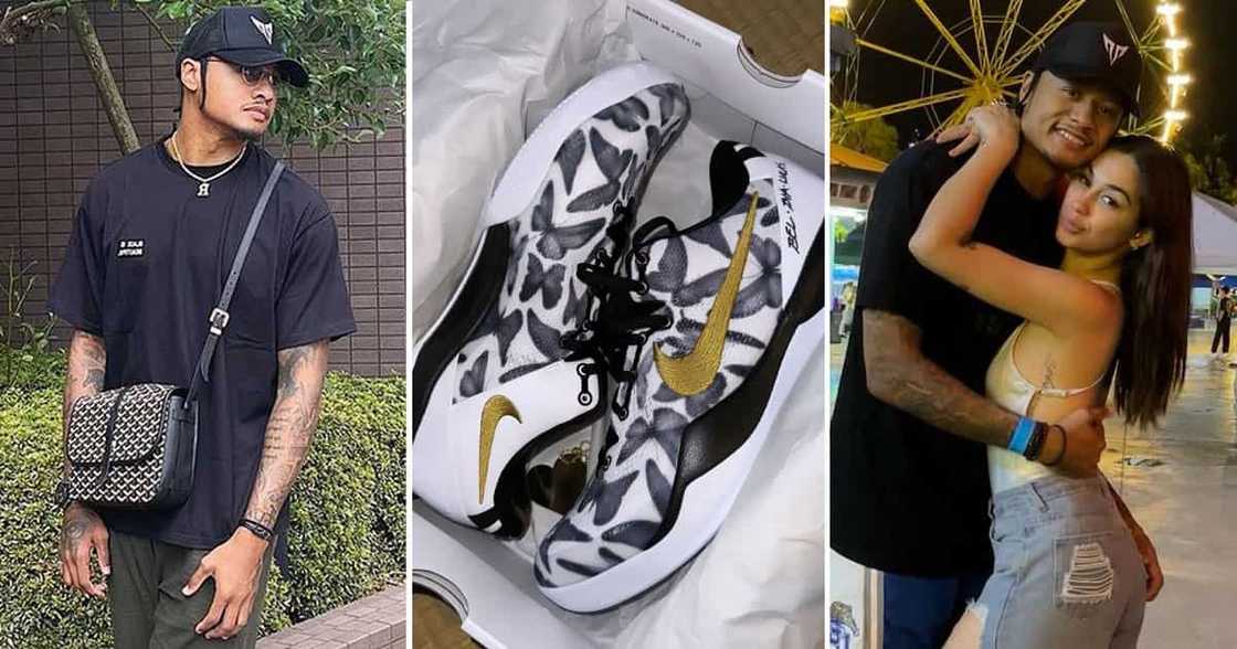 Ray Parks, buong pagmamalaking finlex ang regalong signature sneakers ni Zeinab Harake