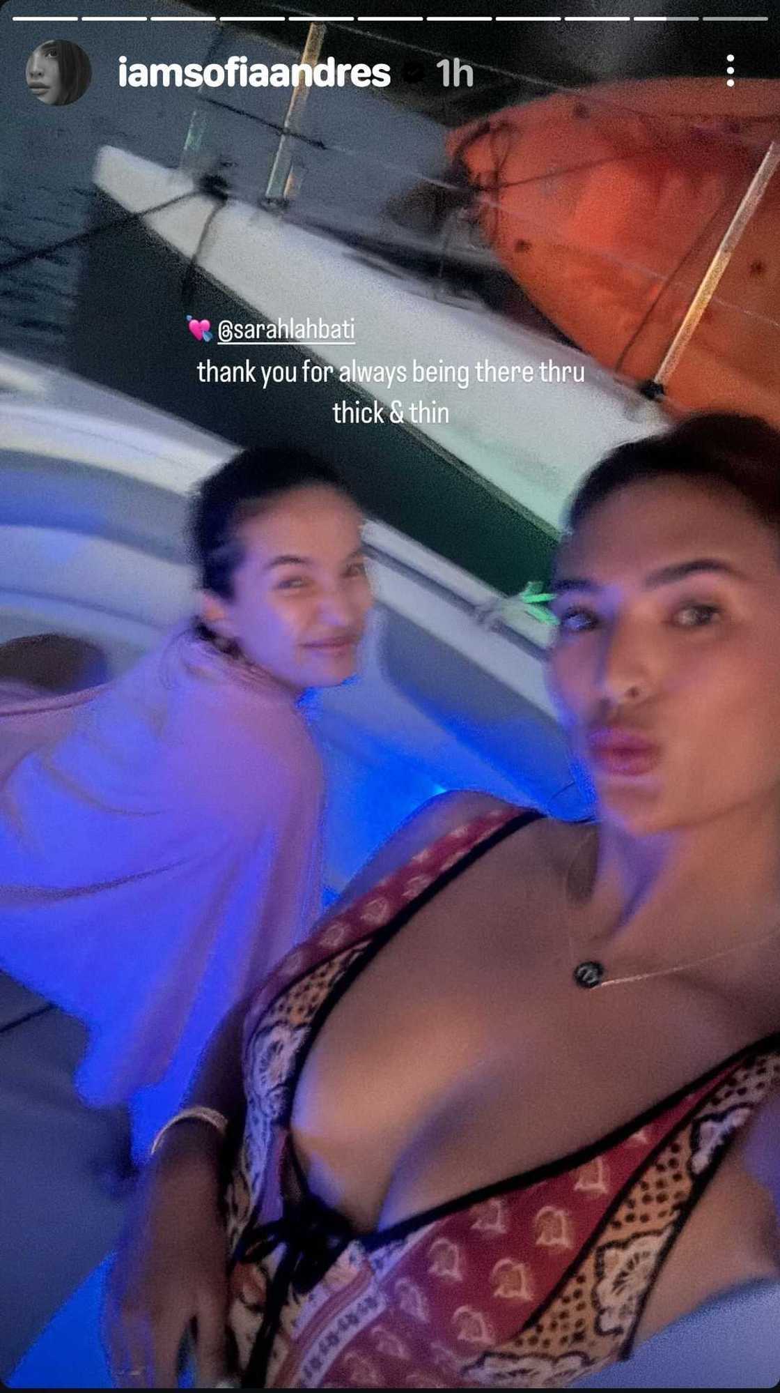 Sofia Andres, pinasalamatan si Sarah Lahbati sa isang madamdaming post Sofia Andres, pinasalamatan si Sarah Lahbati sa isang madamdaming post