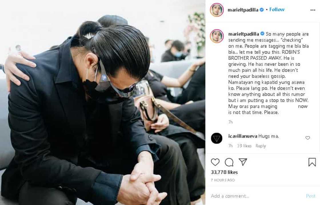 Mariel Padilla says husband still grieving, doesn't even know about the "rumor" Mariel Padilla says husband still grieving, doesn't even know about the "rumor"