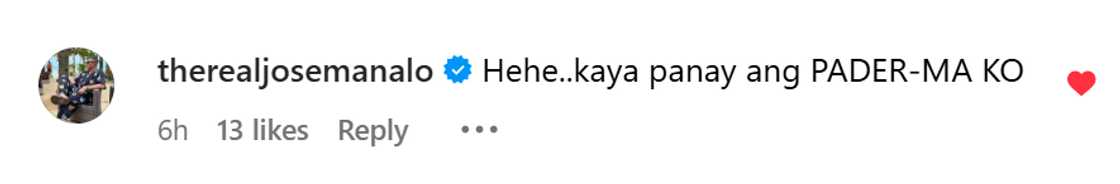Jose Manalo, may kwelang comment sa bagong prenup photos nila ni Mergene Maranan Jose Manalo, may kwelang comment sa bagong prenup photos nila ni Mergene Maranan