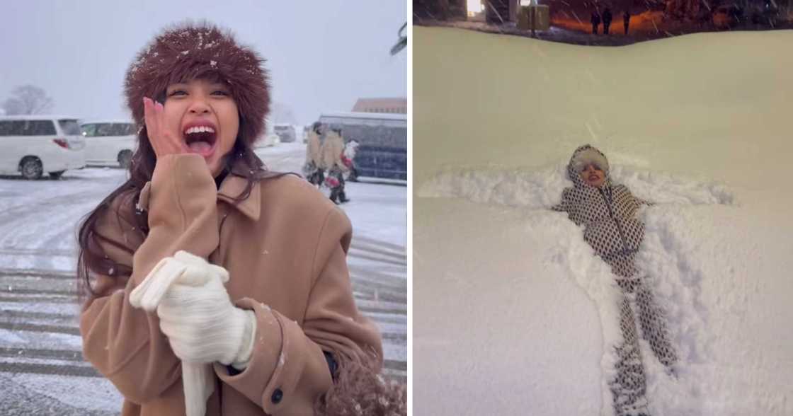 Shuvee Etrata shares her enchanting first snow moments Shuvee Etrata shares her enchanting first snow moments