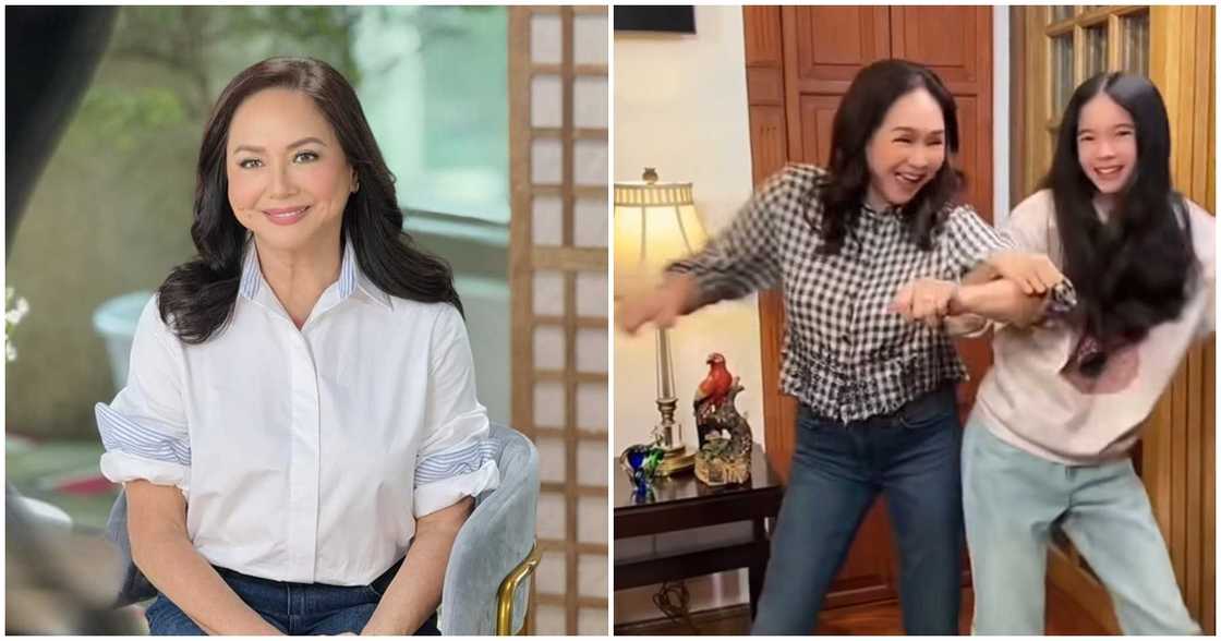 Charo Santos, kumasa sa 'Dance Like VG' na trend kasama ang kanyang apo na si Talia Charo Santos, kumasa sa 'Dance Like VG' na trend kasama ang kanyang apo na si Talia