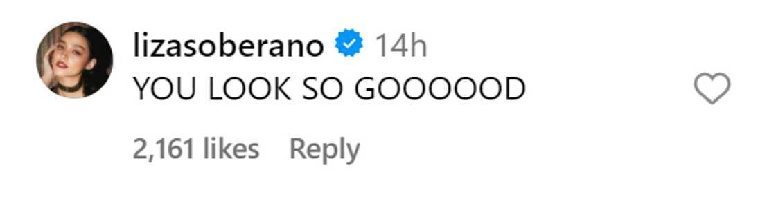 Liza Soberano gushes over Nadine Lustre's new stunning post Liza Soberano gushes over Nadine Lustre's new stunning post