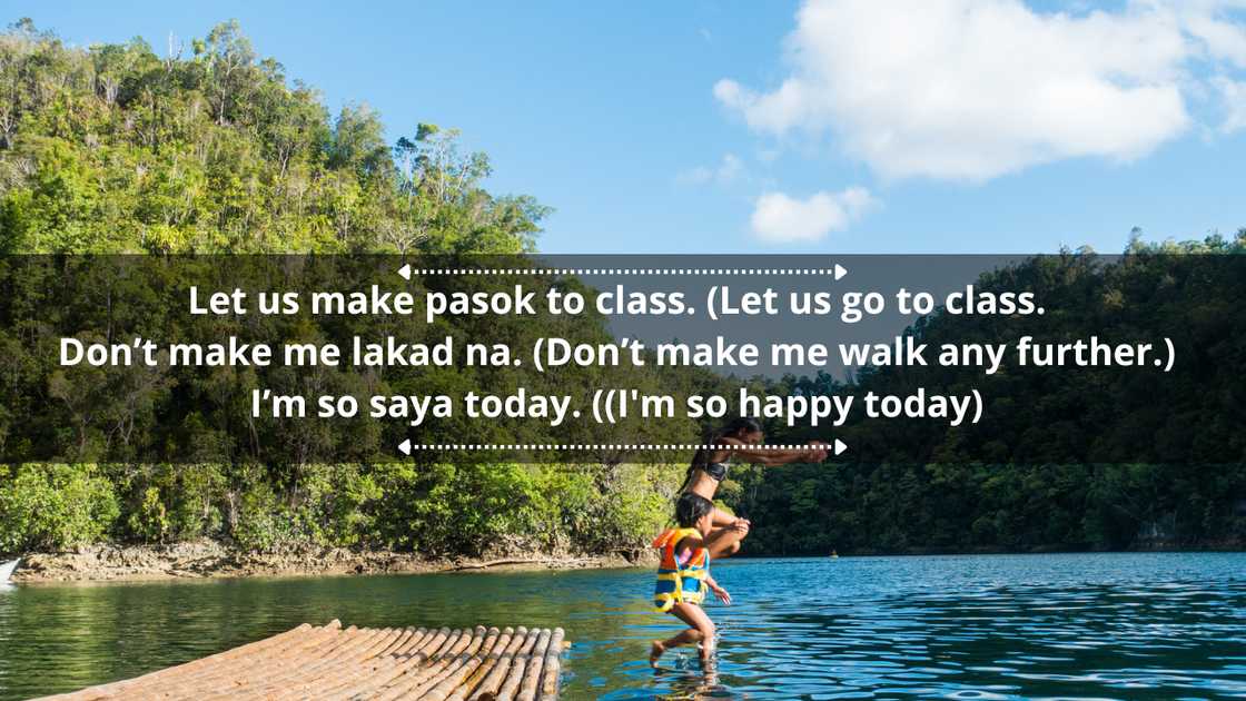 Popular Conyo words.