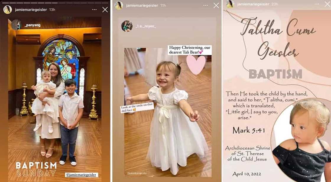 Baron Geisler & wife Jamie’s daughter Talitha gets baptized in Cebu Baron Geisler & wife Jamie’s daughter Talitha gets baptized in Cebu