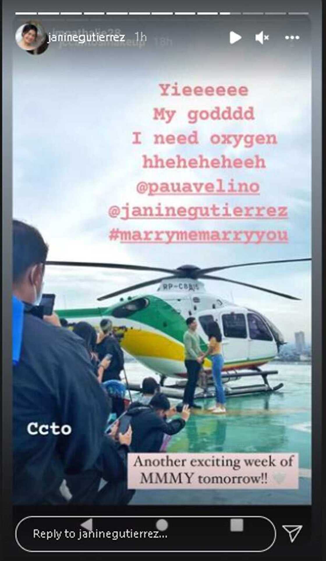 Janine Gutierrez reposts sweet scene with Paulo Avelino from 'Marry Me Marry You' Janine Gutierrez reposts sweet scene with Paulo Avelino from 'Marry Me Marry You'