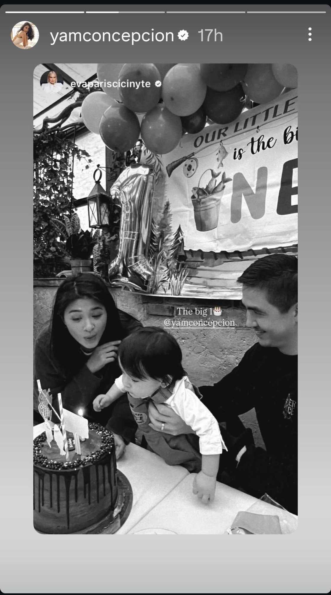 Yam Concepcion shares sweet moments from her son’s first birthday celebration