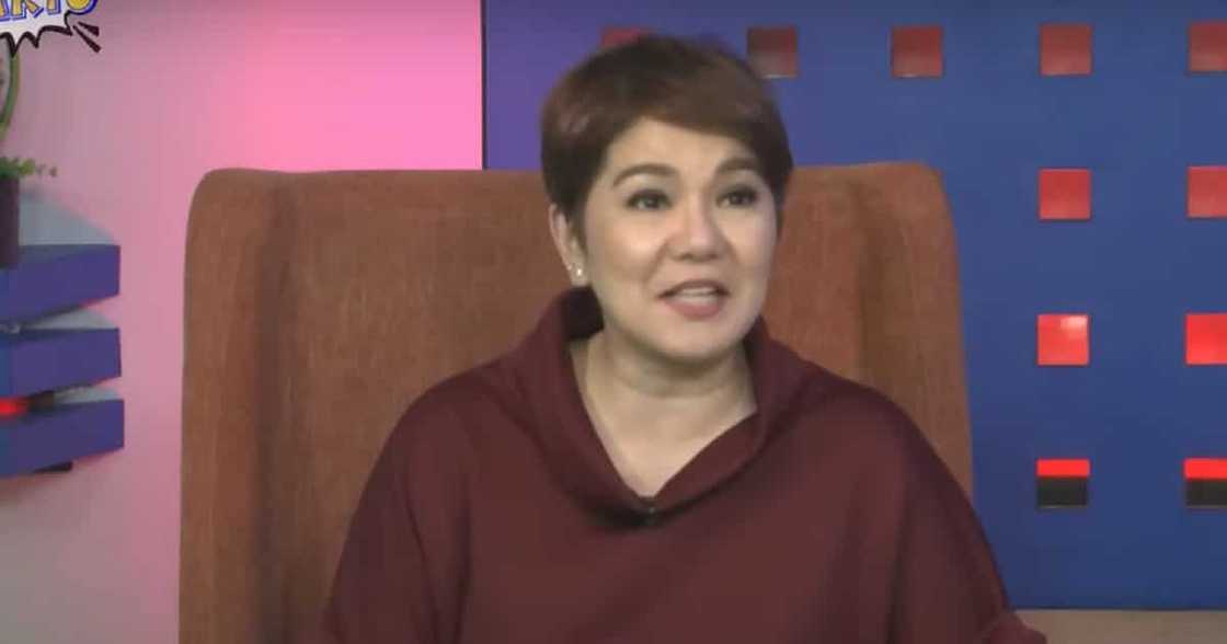 Amy Perez goes viral after finishing report amid fire alarm at studio (Screengrab from ABS-CBN's TeleRadyo program "Sakto") Amy Perez goes viral after finishing report amid fire alarm at studio (Screengrab from ABS-CBN's TeleRadyo program "Sakto")
