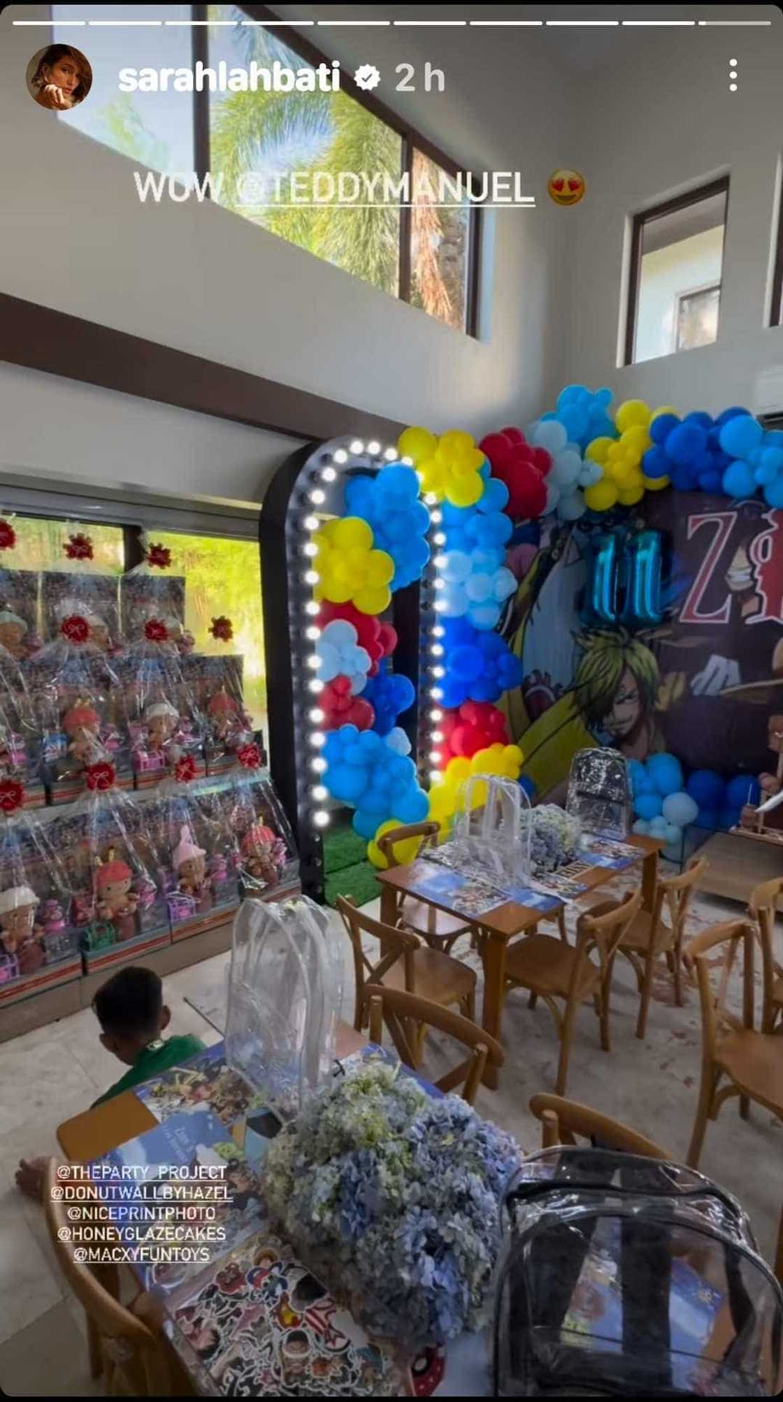 Sarah Lahbati shares glimpses into Zion Gutierrez’s ‘One Piece’- themed birthday celebration at home Sarah Lahbati shares glimpses into Zion Gutierrez’s ‘One Piece’- themed birthday celebration at home