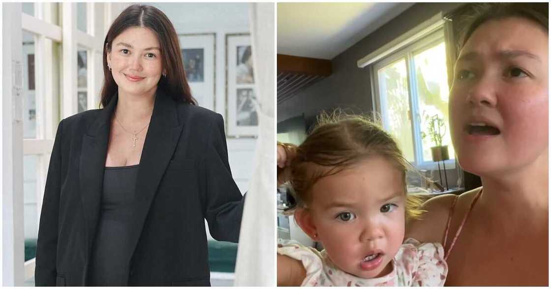 Baby Amila, biglang inayawan ang pagkanta ni Angelica Panganiban Baby Amila, biglang inayawan ang pagkanta ni Angelica Panganiban