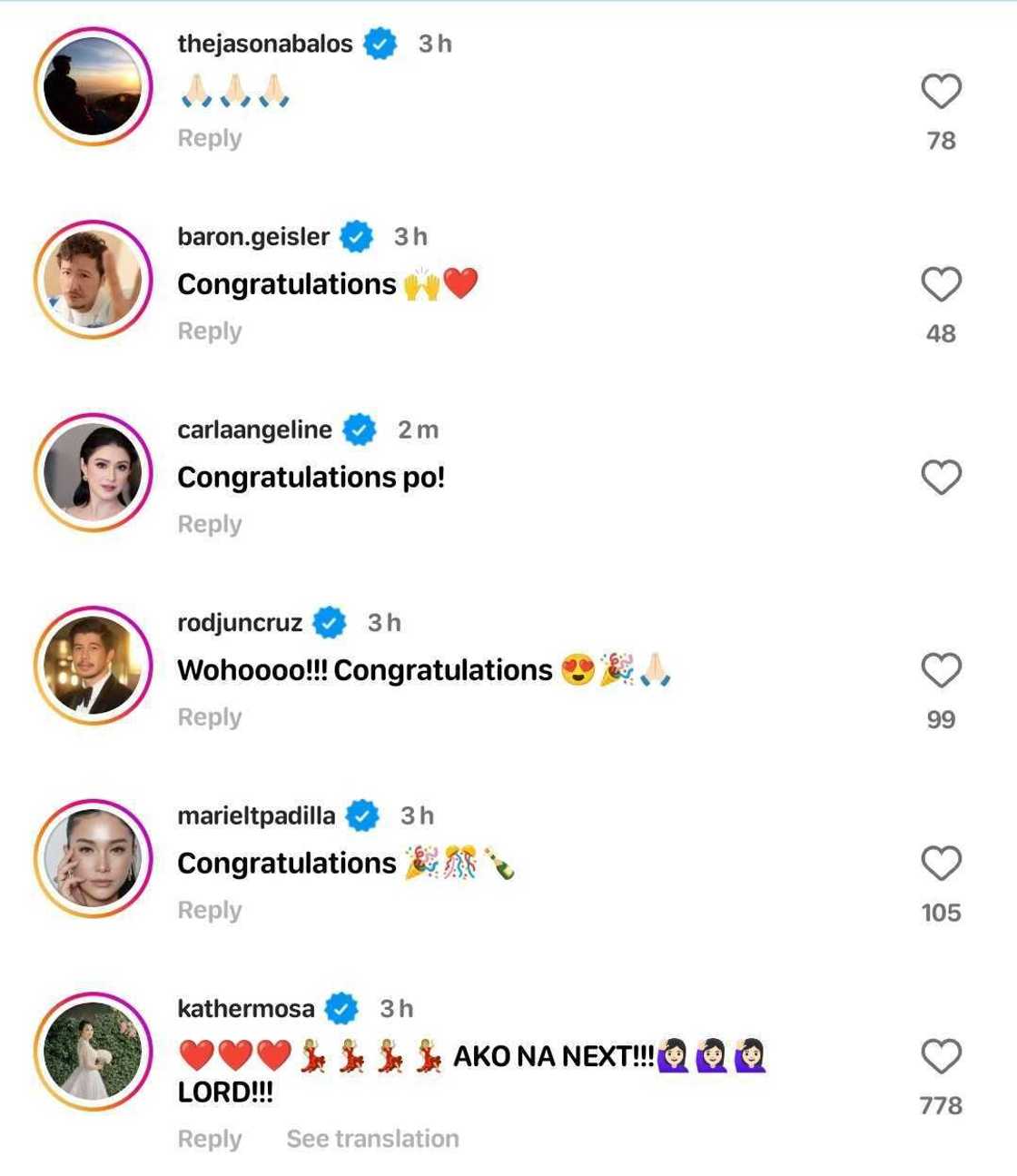Celebrities react to Kristine Hermosa's pregnancy announcement: “isa pa?” Celebrities react to Kristine Hermosa's pregnancy announcement: “isa pa?”