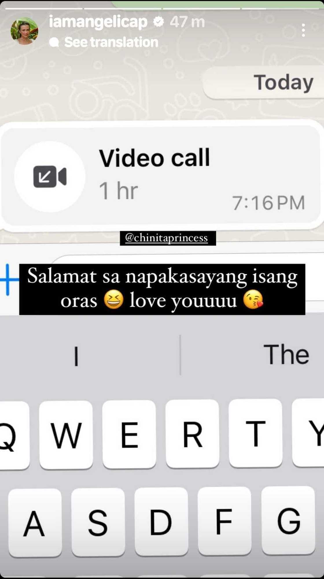 Kim Chiu, nagpasilip ng cute moment mula sa video call nila ni Angelica Panganiban kasama si Bean Kim Chiu, nagpasilip ng cute moment mula sa video call nila ni Angelica Panganiban kasama si Bean