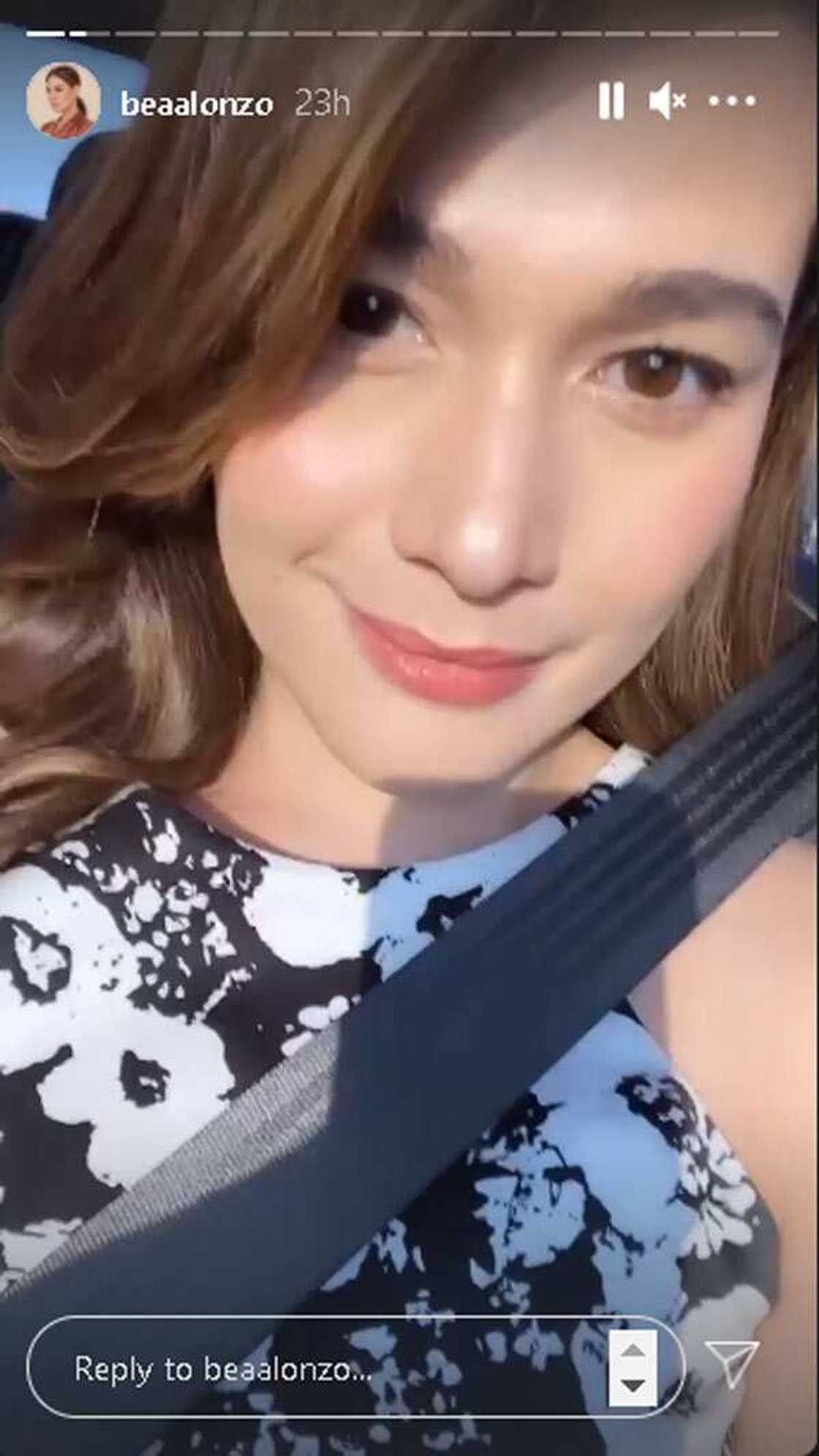 Bea Alonzo posts video of a happy, blooming actress, ready to take on anything