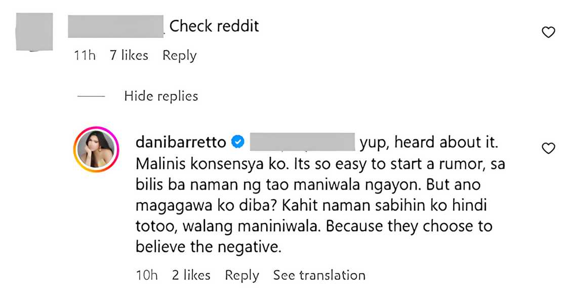 Dani Barretto, nagkomento sa tsismis na nagtaray umano siya habang nasa parking area Dani Barretto, nagkomento sa tsismis na nagtaray umano siya habang nasa parking area