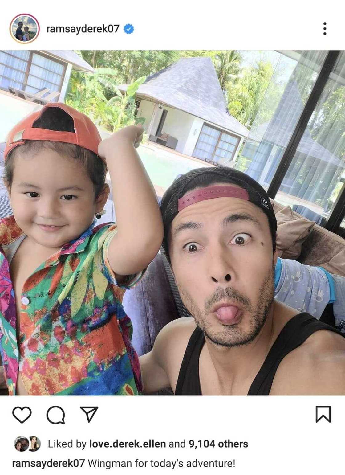 Derek Ramsay posts adorable selfie with Elias Modesto; calls Elias his "wingman" Derek Ramsay posts adorable selfie with Elias Modesto; calls Elias his "wingman"