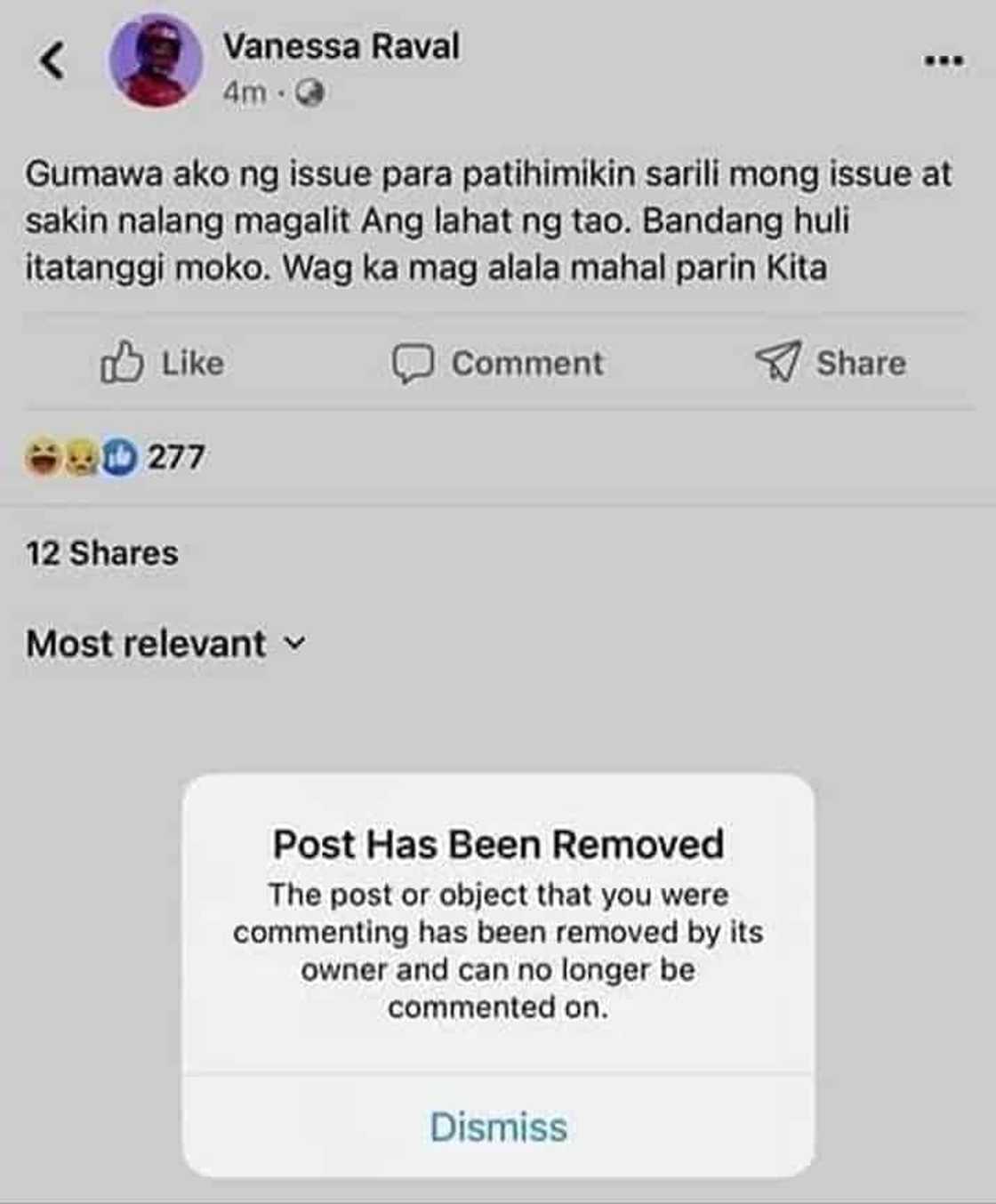 Vanessa Raval, naglabas ng saloobin kaugnay sa umano'y pagtanggi sa kanya Vanessa Raval, naglabas ng saloobin kaugnay sa umano'y pagtanggi sa kanya