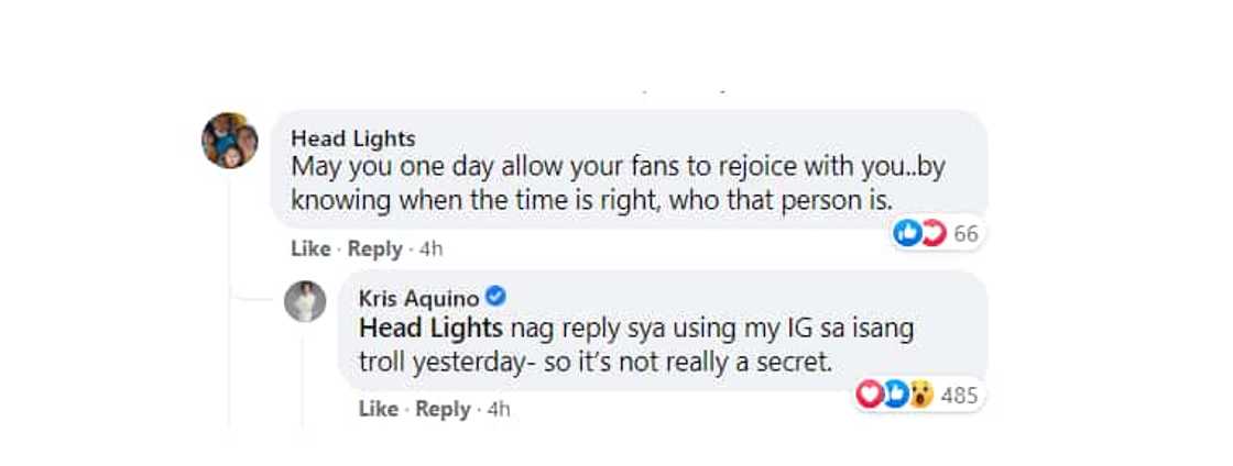 Kris Aquino, sinabing hindi na sekreto ang kung sino ang taong espesyal para sa kanya Kris Aquino, sinabing hindi na sekreto ang kung sino ang taong espesyal para sa kanya