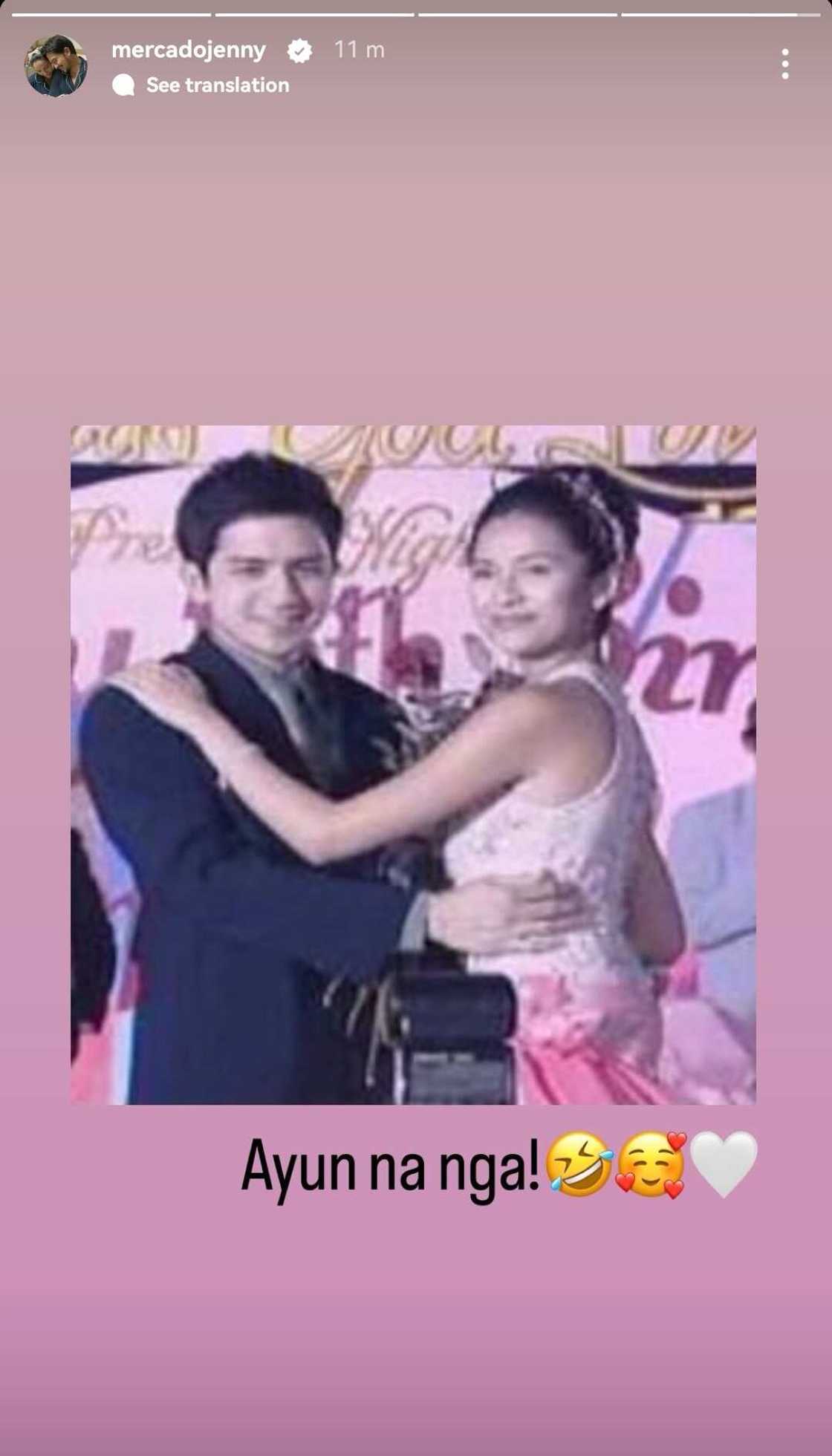 Jennylyn Mercado, nagbahagi ng throwback picture mula sa kanyang debut Jennylyn Mercado, nagbahagi ng throwback picture mula sa kanyang debut