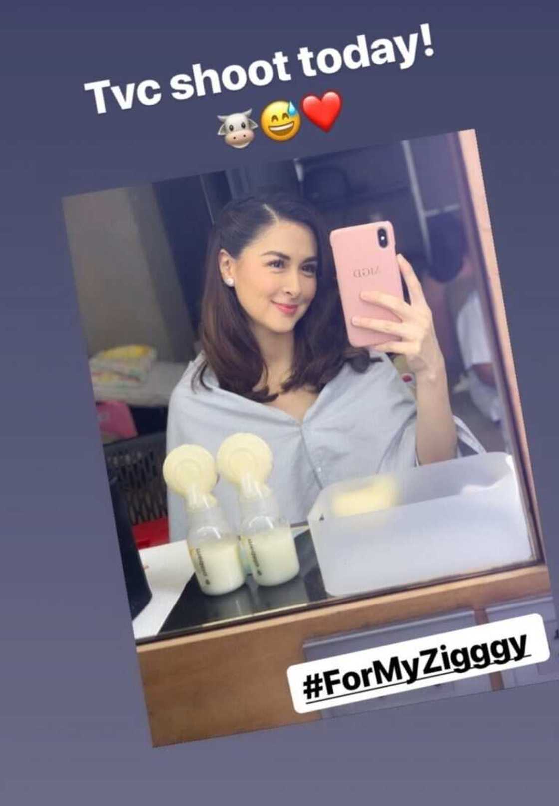 Marian Rivera pumps milk for Baby Ziggy even at work Marian Rivera pumps milk for Baby Ziggy even at work
