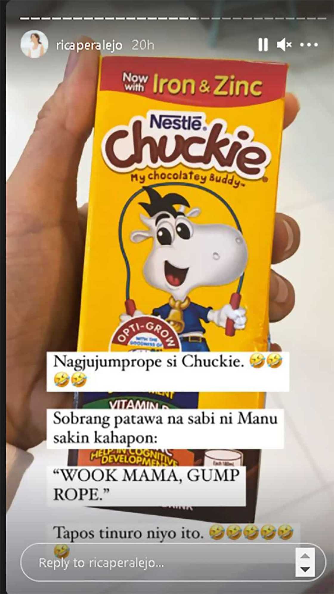 Rica Peralejo, nawindang nang malamang nagja-jumprope din pala si Chuckie: “Wook Mama!” Rica Peralejo, nawindang nang malamang nagja-jumprope din pala si Chuckie: “Wook Mama!”
