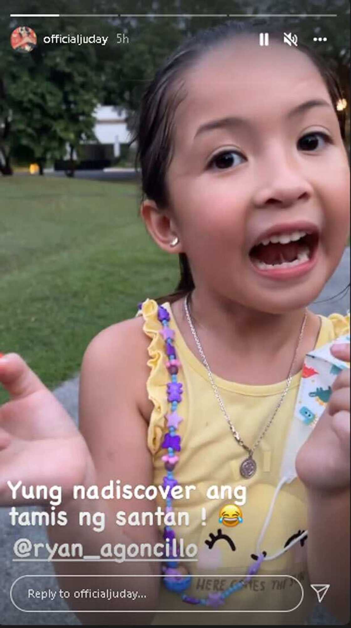 Judy Ann Santos ibinahagi ang cute na video ni Luna na first time kumain ng "santan" Judy Ann Santos ibinahagi ang cute na video ni Luna na first time kumain ng "santan"