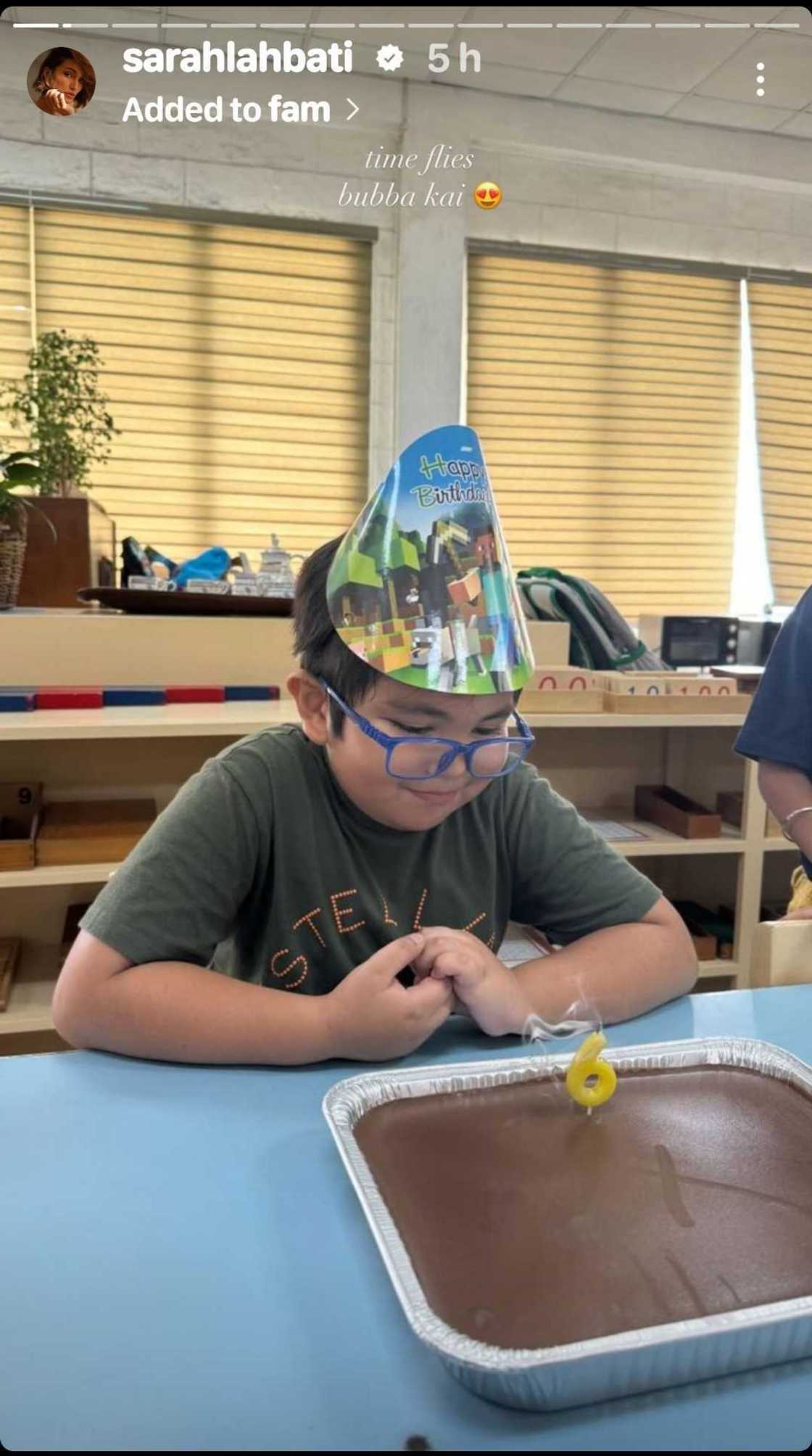 Sarah Lahbati shares adorable snap of son Kai Gutierrez celebrating his birthday Sarah Lahbati shares adorable snap of son Kai Gutierrez celebrating his birthday