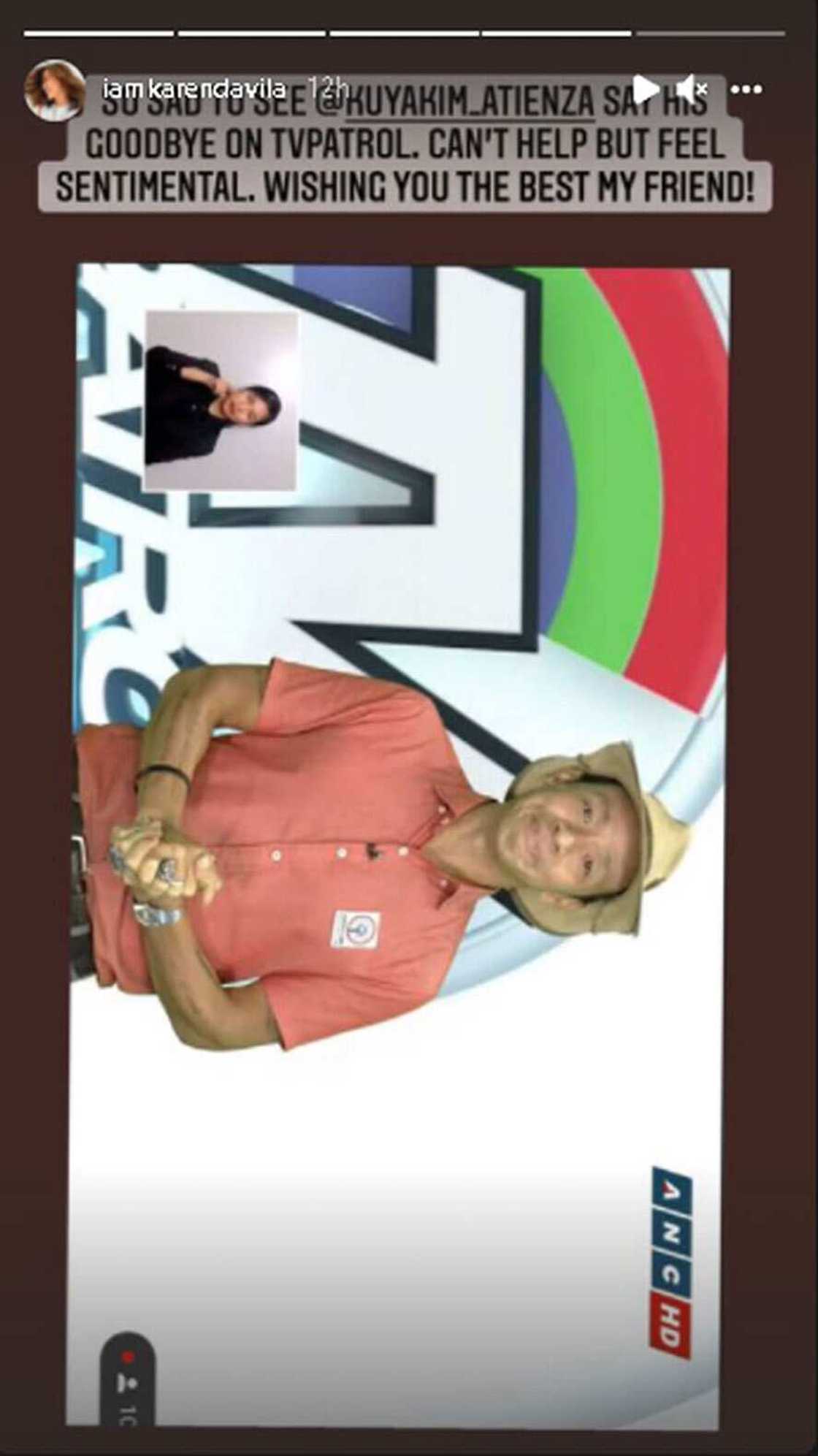 Karen Davila, naging emosyunal sa “goodbye video” ni Kuya Kim Atienza; nagpahayag ng pagsuporta Karen Davila, naging emosyunal sa “goodbye video” ni Kuya Kim Atienza; nagpahayag ng pagsuporta