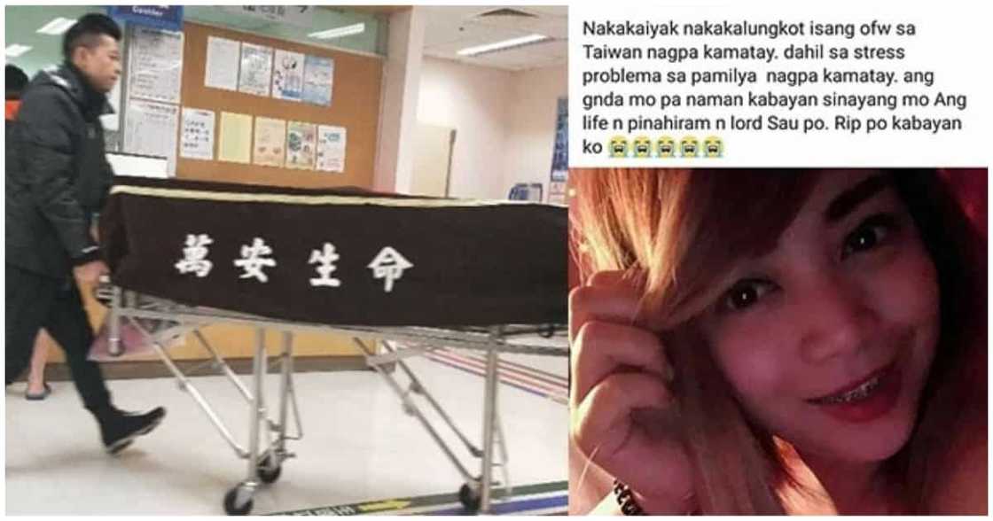 Pinay OFW sa Taiwan, nagpakamatay sa pamamagitan ng pagbibigti Pinay OFW sa Taiwan, nagpakamatay sa pamamagitan ng pagbibigti