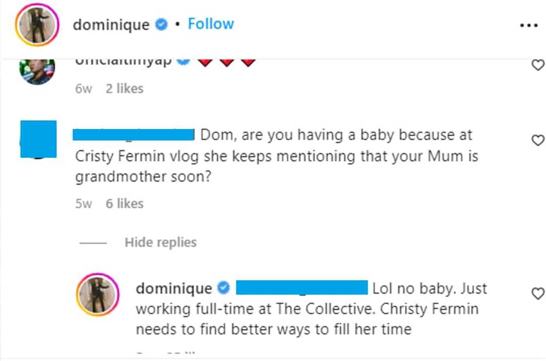 Dominique Cojuangco, pinabulaanan ang sinabi ni Cristy Fermin na buntis siya Dominique Cojuangco, pinabulaanan ang sinabi ni Cristy Fermin na buntis siya