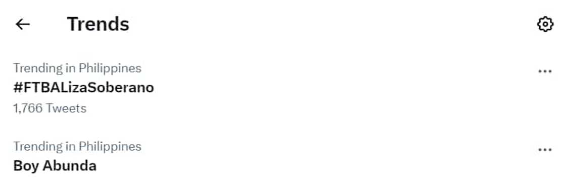 Interview ni Liza Soberano sa “Fast Talk with Boy Abunda,” mabilis nag-trending sa Twitter Interview ni Liza Soberano sa “Fast Talk with Boy Abunda,” mabilis nag-trending sa Twitter