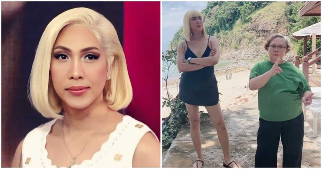 Vice Ganda at Nanay Rosario, kumasa sa 'Hands Up On Your Hip' challenge Vice Ganda at Nanay Rosario, kumasa sa 'Hands Up On Your Hip' challenge