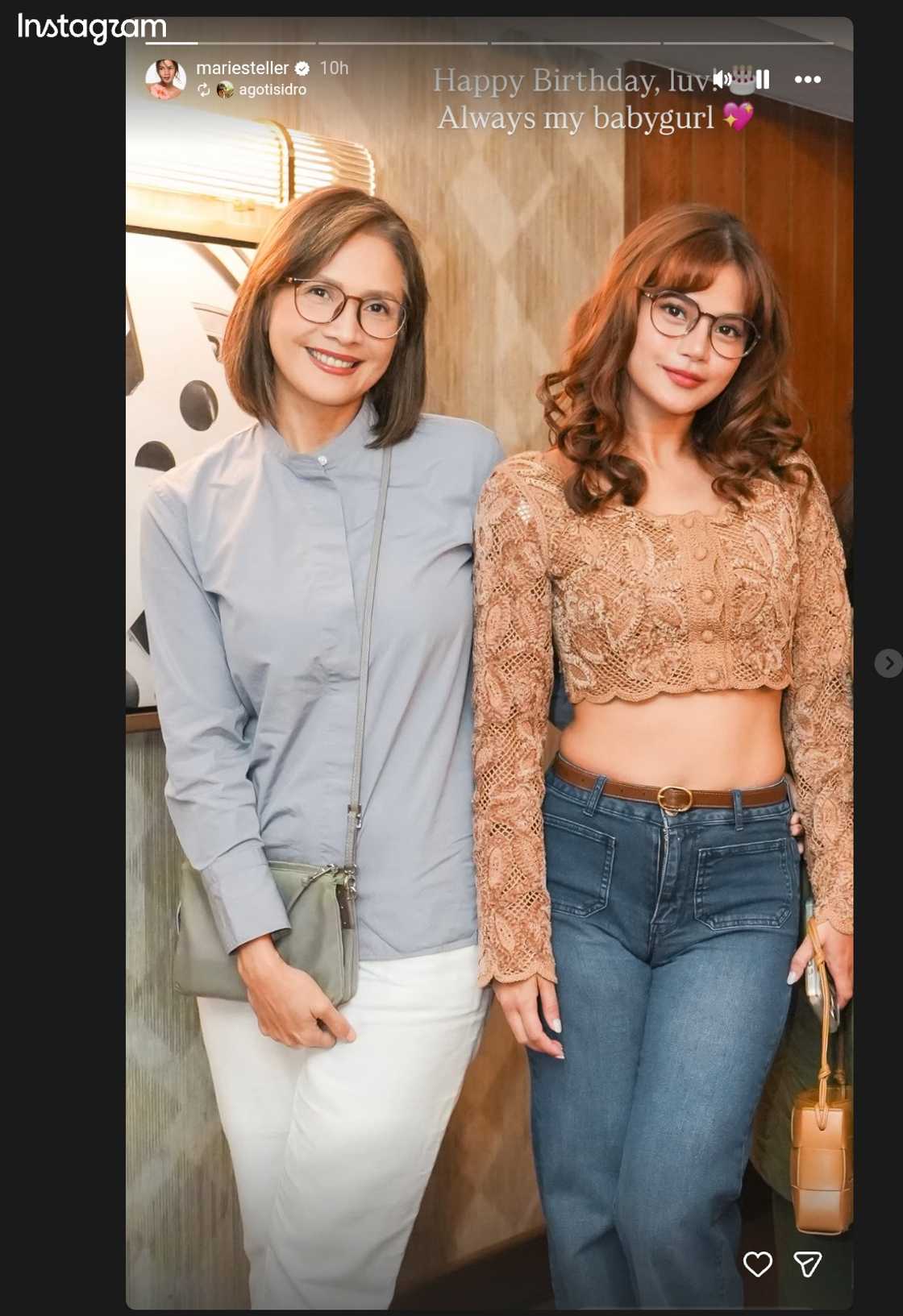 Maris Racal, nakatanggap ng nakakaantig na birthday message mula kay Agot Isidro Maris Racal, nakatanggap ng nakakaantig na birthday message mula kay Agot Isidro