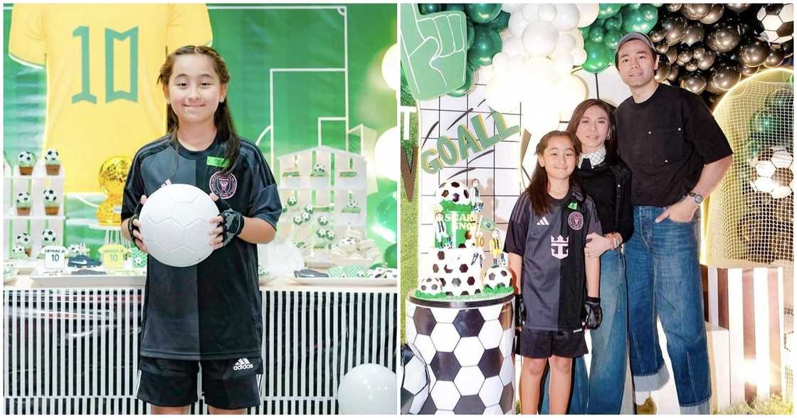 Vicki Belo, may pasilip sa football-themed 10th birthday celebration ni Scarlet Snow Vicki Belo, may pasilip sa football-themed 10th birthday celebration ni Scarlet Snow
