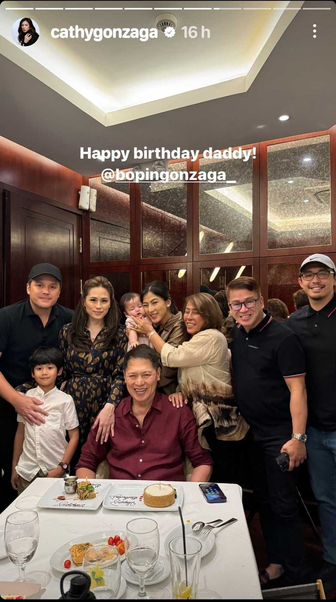 Bonoy Gonzaga celebrates birthday; Toni, Alex post short greetings