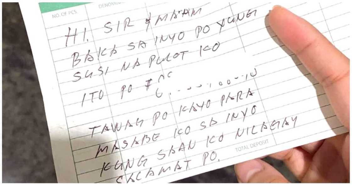 Susi ng kotse na nawala sa parking lot, isinauli ng mabait na nakapulot