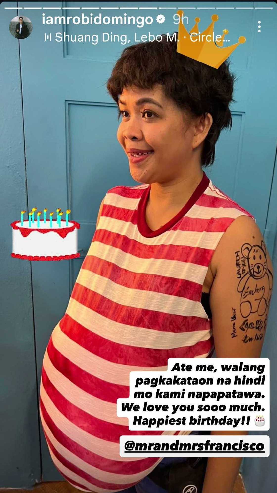 Robi Domingo, may nakakaaliw na birthday message para kay Melai Cantiveros Robi Domingo, may nakakaaliw na birthday message para kay Melai Cantiveros