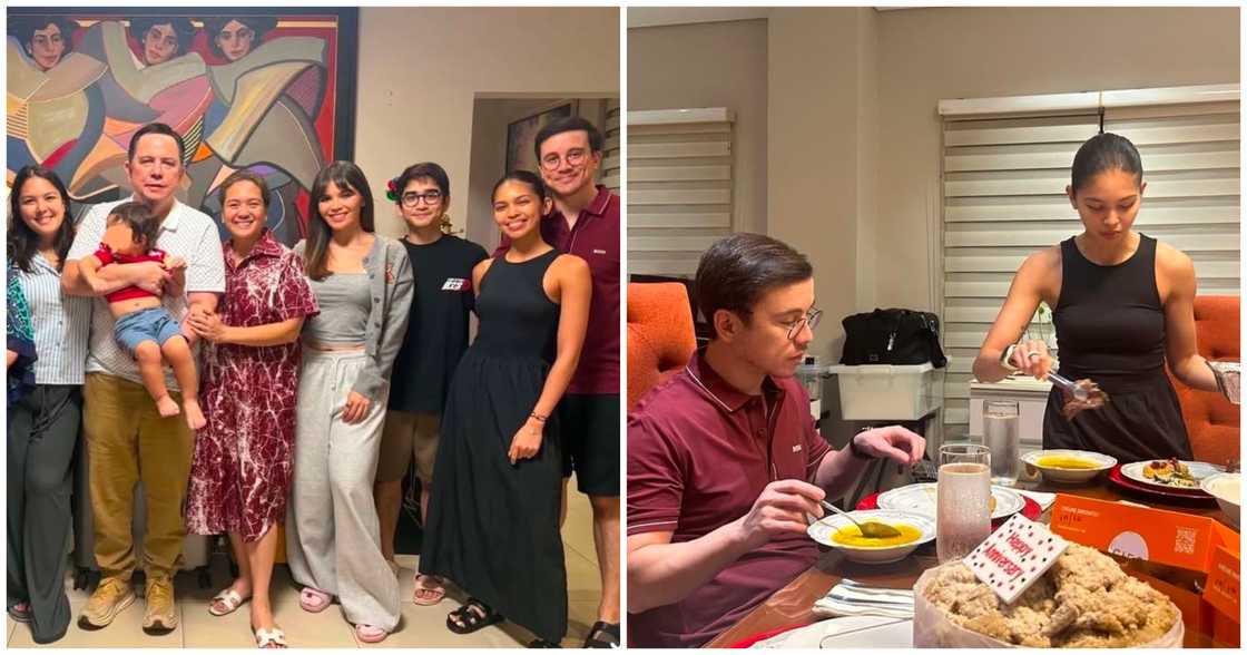 Maine Mendoza, spotted sa intimate anniversary party nina Sylvia at Art Atayde
