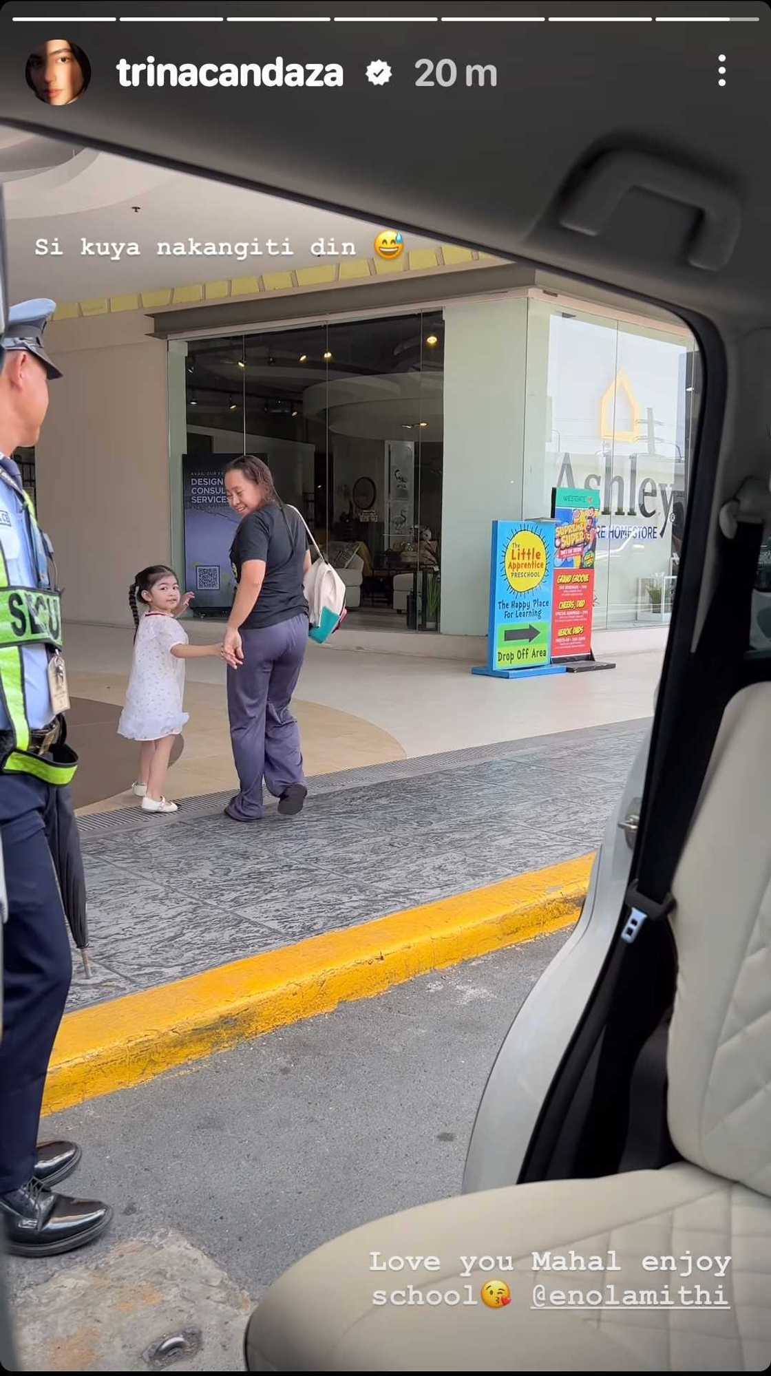 Trina Candaza shares adorable clip of daughter Mithi going to school: "Enjoy school" Trina Candaza shares adorable clip of daughter Mithi going to school: "Enjoy school"
