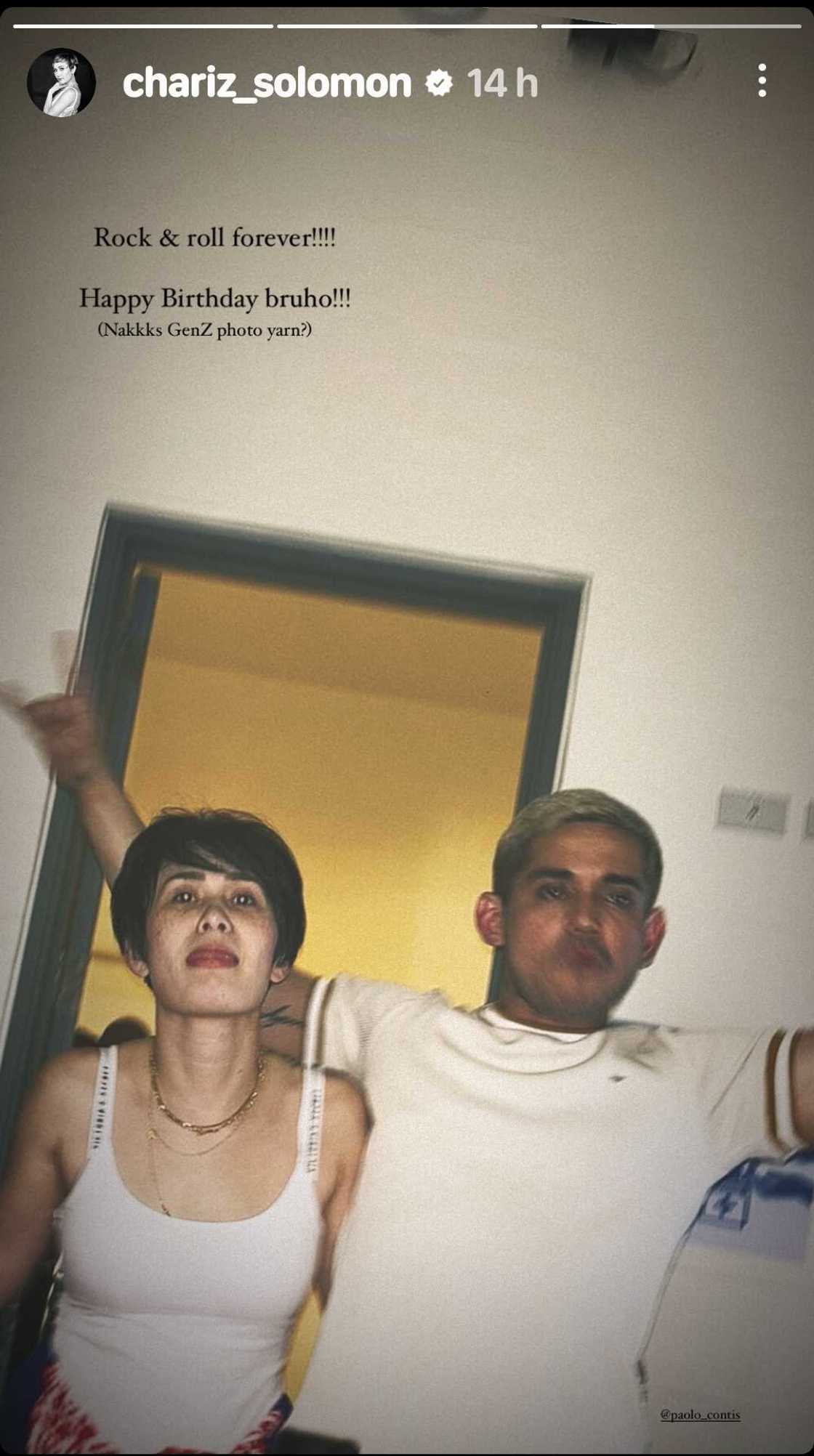 Chariz Solomon posts birthday greetings for Paolo Contis: “Happy birthday bruho!” Chariz Solomon posts birthday greetings for Paolo Contis: “Happy birthday bruho!”