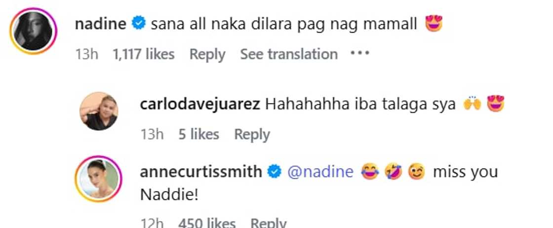 Nadine reacts on Anne's IG Post Nadine reacts on Anne's IG Post