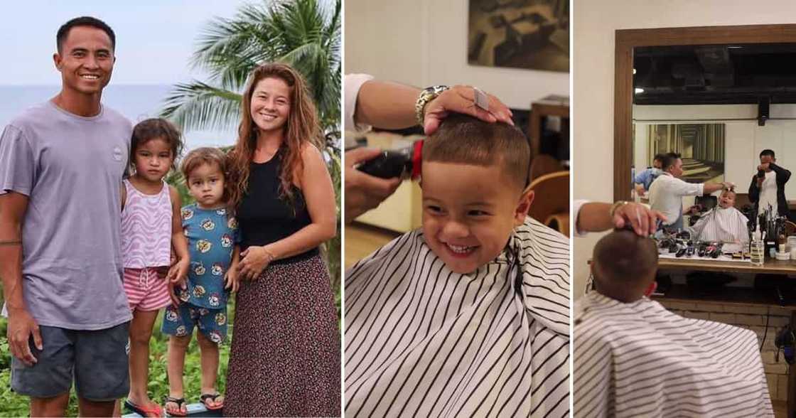 Philmar Alipayo shares adorable video showing Koa getting new haircut