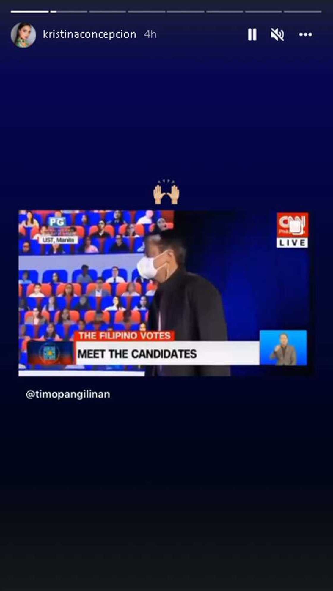 KC Concepcion, proud sa kanyang Daddy Kiko Pangilinan; todo suporta sa socmed