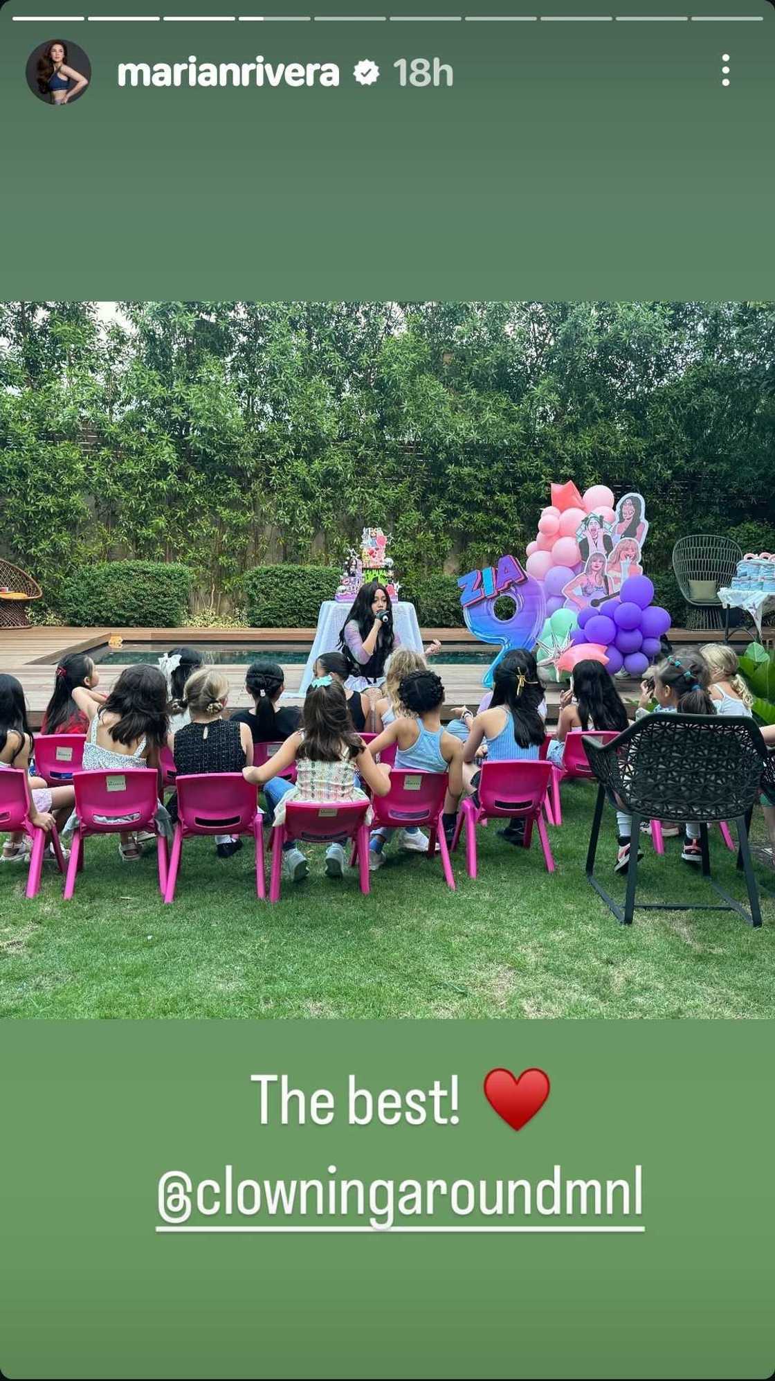 Marian Rivera, ipinasilip ang masayang birthday party ni Zia Dantes Marian Rivera, ipinasilip ang masayang birthday party ni Zia Dantes