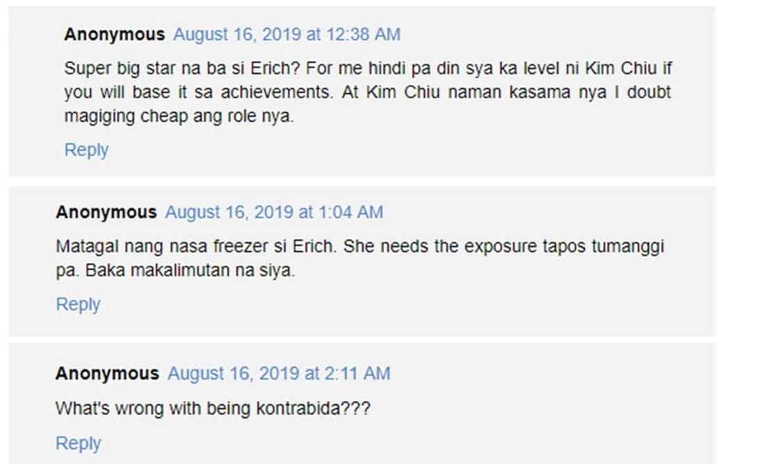 Erich Gonzales gets bashed due to her reason for withdrawing from ‘Love Thy Woman’ Erich Gonzales gets bashed due to her reason for withdrawing from ‘Love Thy Woman’