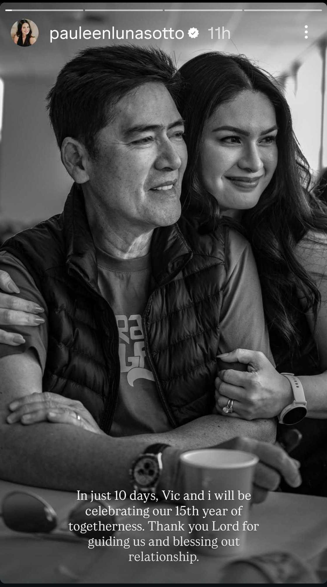 Pauleen Luna shares sentimental post ahead of 15th anniversary with Vic Sotto