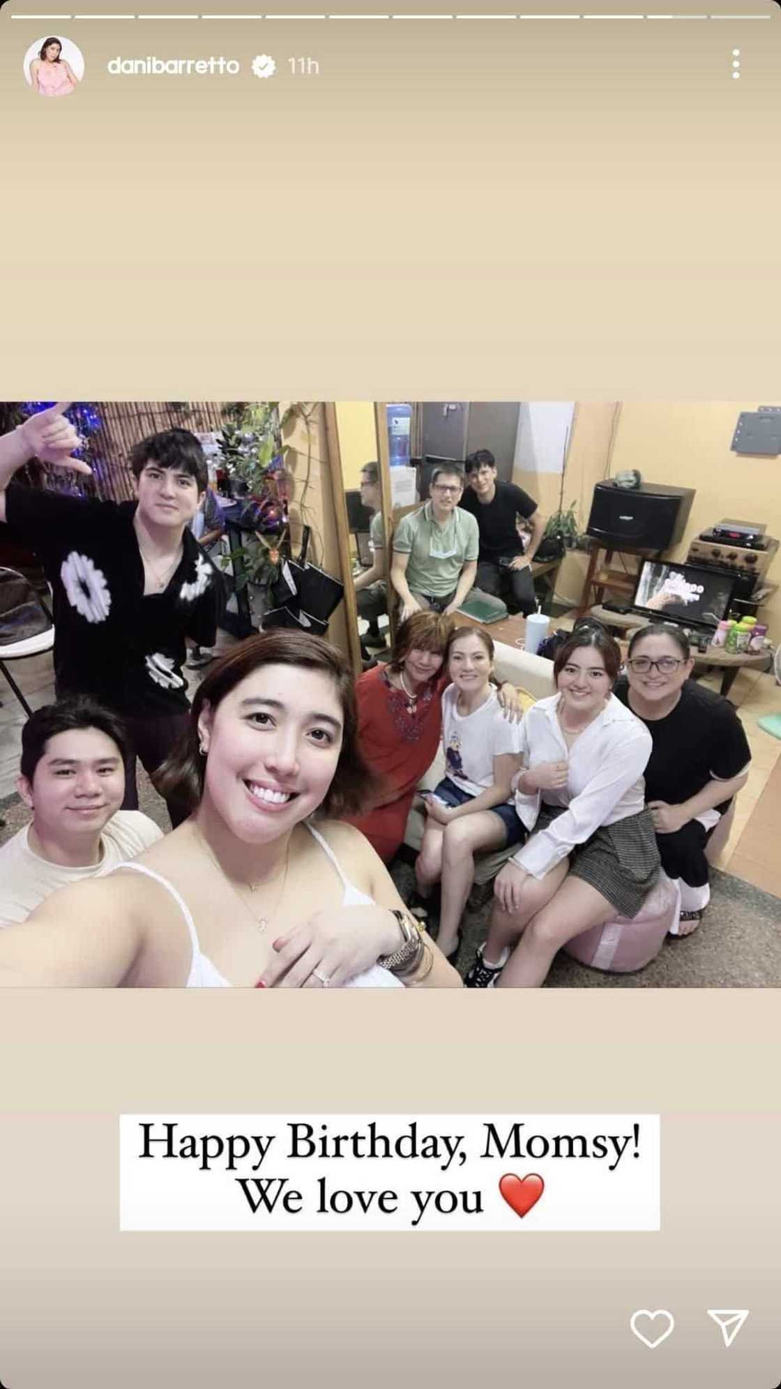 Dani Barretto, nakisaya sa birthday party ng kanyang Lola Hershey Legaspi Dani Barretto, nakisaya sa birthday party ng kanyang Lola Hershey Legaspi