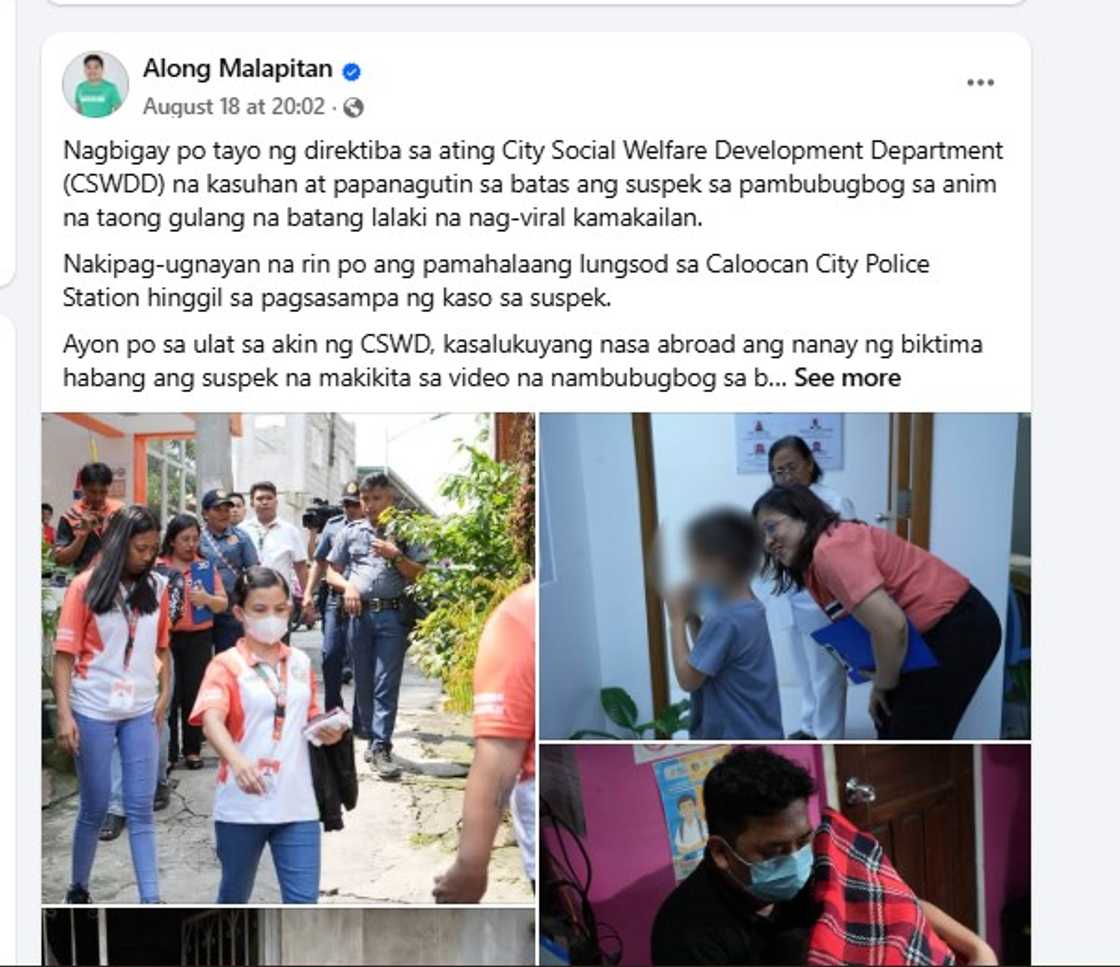 Bata sa Caloocan, nailigtas matapos malantad ang umano'y pananakit ng kanyang stepfather