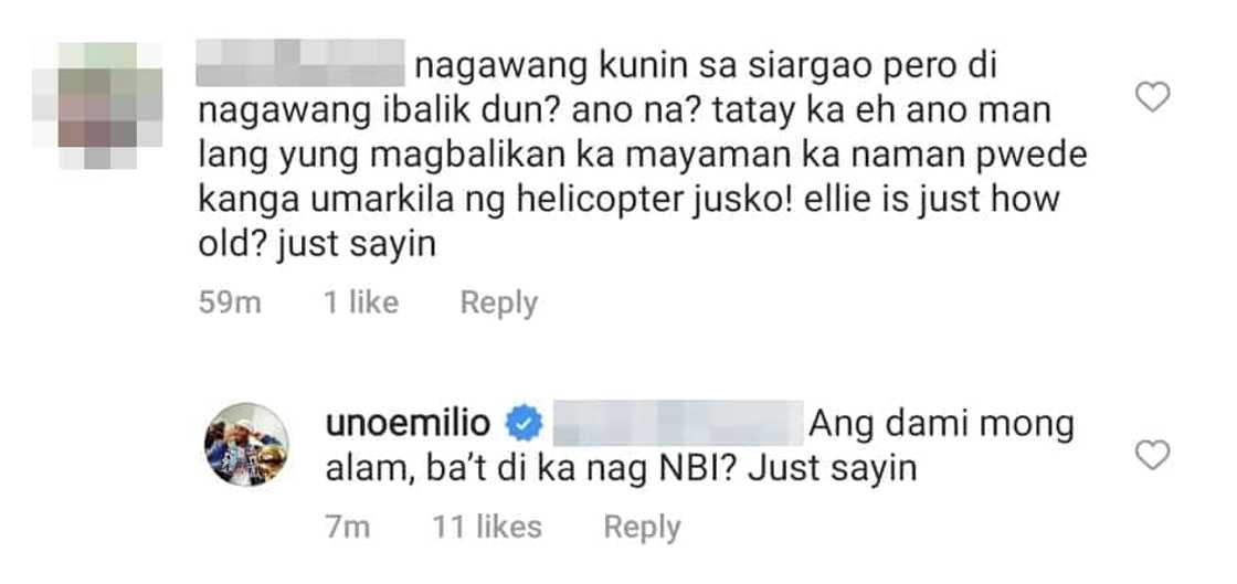 Jake Ejercito shuts down troll who criticized him for letting Ellie Eigenmann fly alone Jake Ejercito shuts down troll who criticized him for letting Ellie Eigenmann fly alone