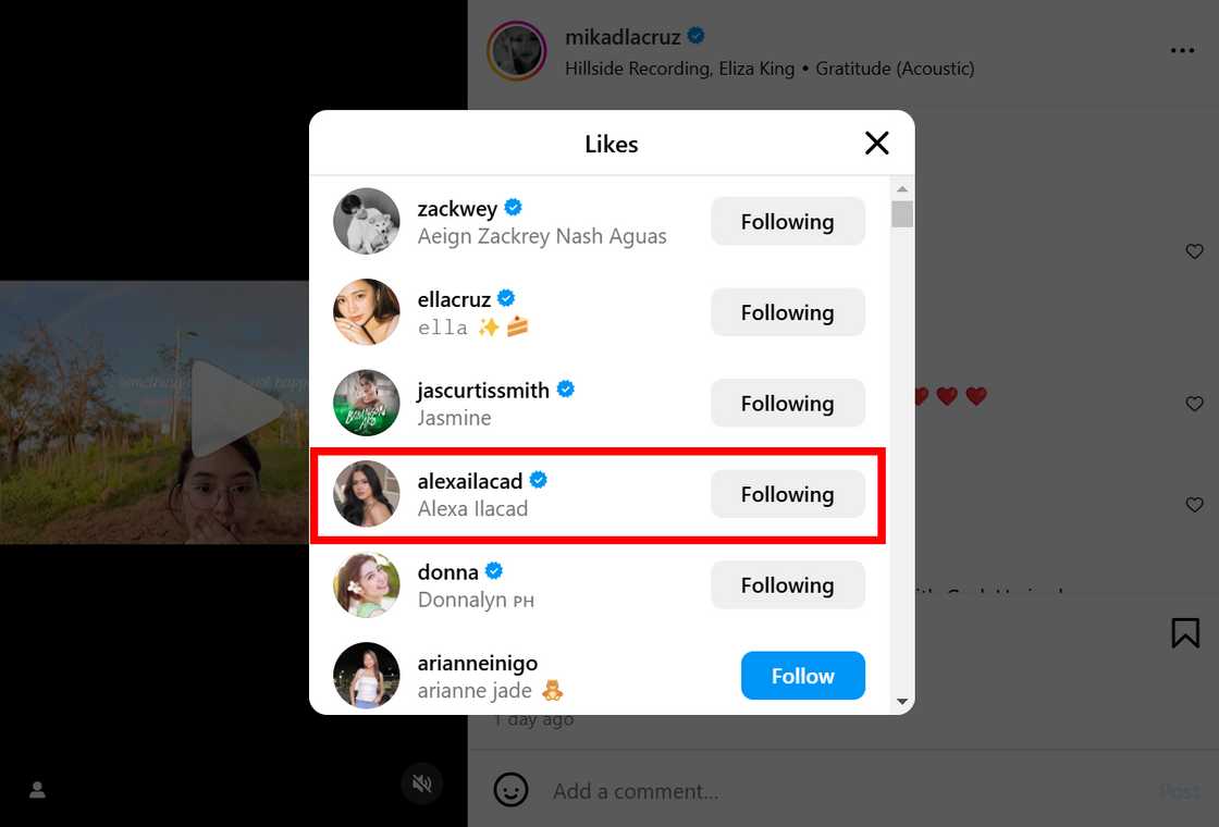 Alexa Ilacad, pinusuan ang sweet na post ni Mika Dela Cruz kasama ang mister na si Nash Aguas Alexa Ilacad, pinusuan ang sweet na post ni Mika Dela Cruz kasama ang mister na si Nash Aguas