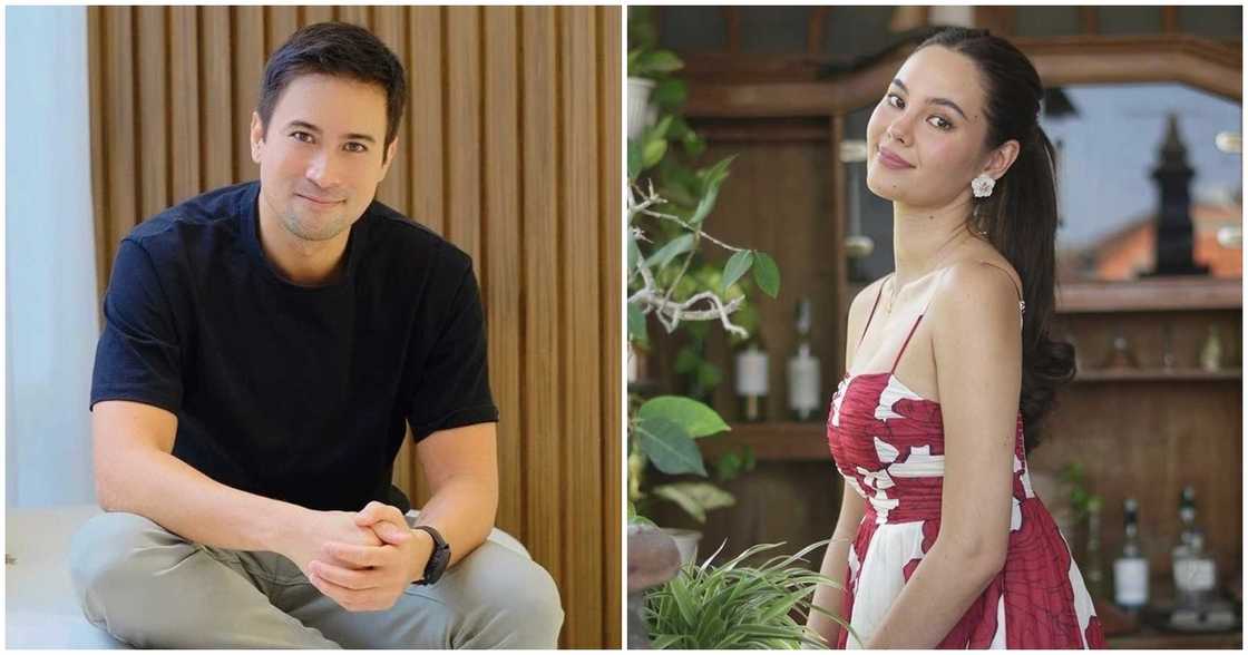 Photos of Sam Milby and Catriona Gray sitting apart on a flight go viral